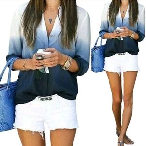 Woman's Casual Long Sleeve Blouse